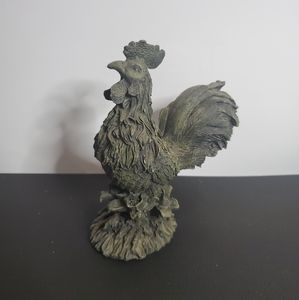 Small Chicken Rooster Hen Figure Decor Figurine Farm Gift